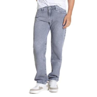 Imagem de Calça Jeans Sawary Reta - 282471 - cinzabr 44, Cinza, 44