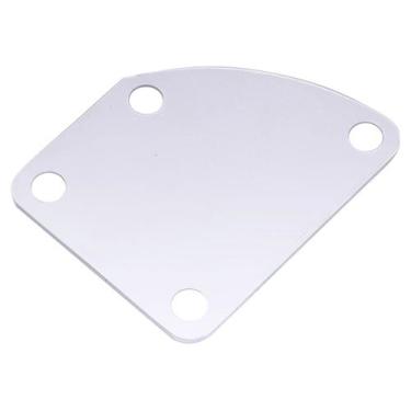 Imagem de Neck Plate Spirit placa junção braço guitarra baixo cromado