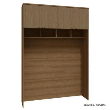 Imagem de Guarda Roupa Modulado Ponte 163cm 04 Portas 234cm Alt Setiba - Móveis 