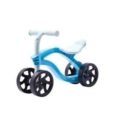Imagem de Bicicleta de Equilíbrio Azul Infantil Sem Pedal com 4 Rodas - UNITOYS