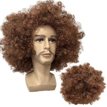 Imagem de Peruca black power super volumosa varias cores cosplay - LIONSWIG, Mar