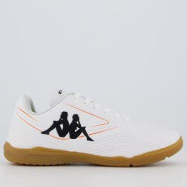 Imagem de Chuteira Kappa Turin Futsal Branca-Masculino