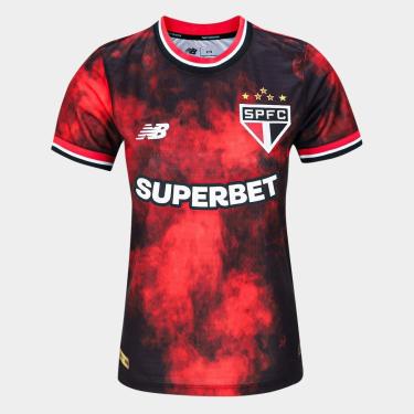 Imagem de Camisa São Paulo 24/25 s/n Torcedor Comemorativa New Balance Feminina-Feminino