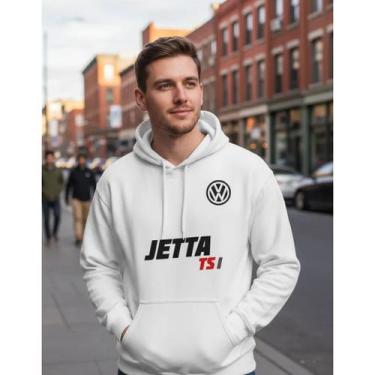 Imagem de Blusa Moletom Casaco Blusão Vw Jetta C Bolso E Capuz - Marinho Store, 