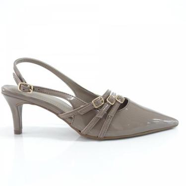 Imagem de Scarpin Feminino Via Marte 217-001, Bege, 37