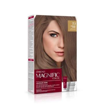 Imagem de Tintura Amend Magnific Color 7.1 Louro Cinza Natural