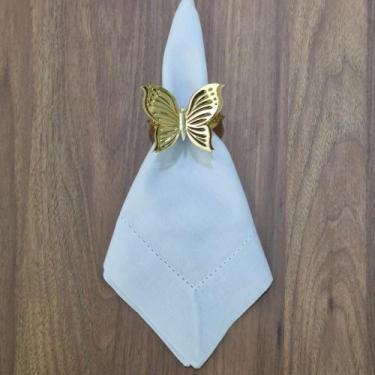 Imagem de Porta Guardanapo Borboleta 3D - Decor Madame Blue, Dourado