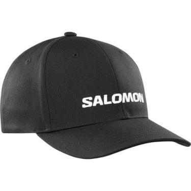 Imagem de Boné Salomon Unissex Logo Cap, Preto