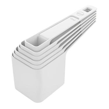Imagem de Conjunto De Colher Medidora 6 Peças Anodilar,  Branco merengue