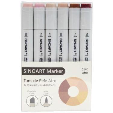 Imagem de Marcador Artístico Sinoart Marker 48 CORES