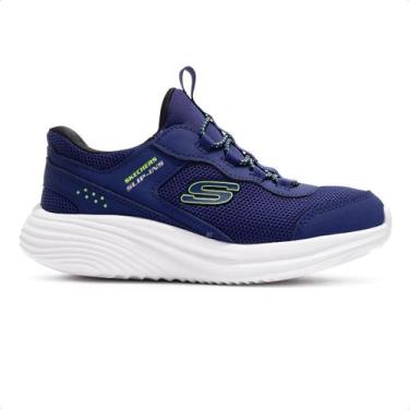 Imagem de Tênis Skechers Bounder Pro Infantil, Azul marinho, 27