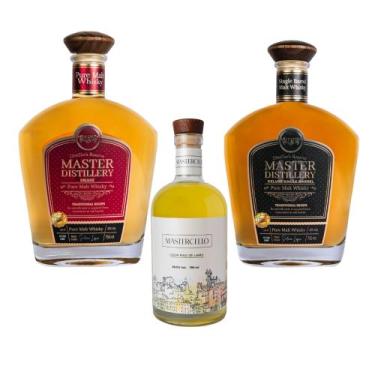 Imagem de Kit Master: Pure Malt Whisky + Single Barrel Whisky + Licor Mastercell