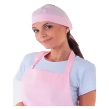 Imagem de Bandana em Tecido Oxford e Ajuste na Cabeça para Cozinheiro (a) Cor:Ro
