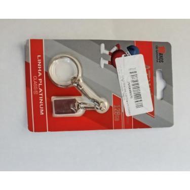 Imagem de Pen drive 128gb mini USB 2.0 chaveiro metálico resistente de Alta velo