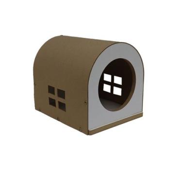 Imagem de Casa toca oval chinchila mini coelho porquinho da india ferret furão -