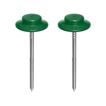 Imagem de Kit Prego Fácil Onduline Verde 36 Unidades Fixação Telhad
