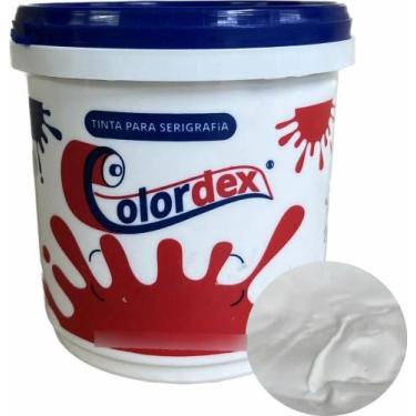 Imagem de Tinta para Serigrafia Colordex Branca Hidrocolor 900ml para - Congratu