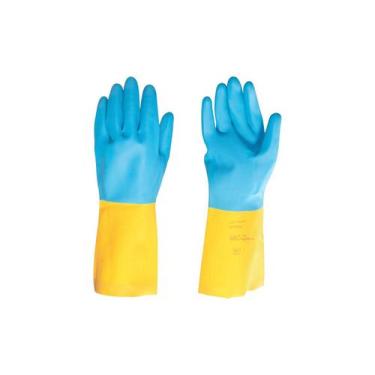 Imagem de Luva Látexneopreno Amareloazul Tamanho 8 m Vonder, Tamanho 8 M LNV 200
