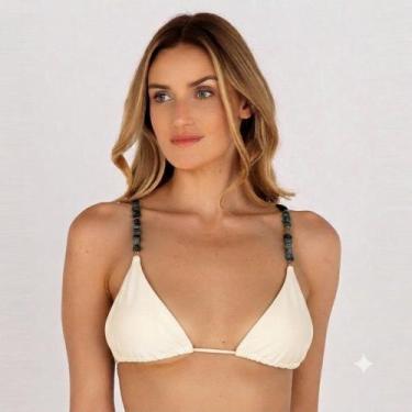 Imagem de Biquini Parte De Cima Tri Bianca Eden - Rivanna, P, Off White
