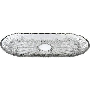 Imagem de Prato para Bolo Home&Co 3x33x15cm Eco Crystal Transparente Utensílio d