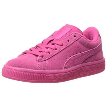 Imagem de PUMA Suede Iced Fluo Kids Sneaker (Toddler/Little Kid/Big Kid) , Beetroot Purple/White, 10 M US Toddler