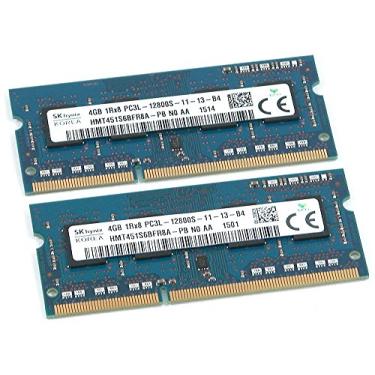 Imagem de SK Hynix HMT451S6BFR8A 8GB (2x4GB) 1Rx8 DDR3 SO-DIMM PC3-12800 1600MHz 204-Pin Non-ECC CL11 1.35V Módulo de memória para laptop 2-Peace Kit HMT451S6BFR8A-PB
