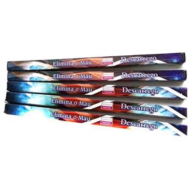 Imagem de 5 caixas de incensos Darshan Descarrego - Elimina o Mau