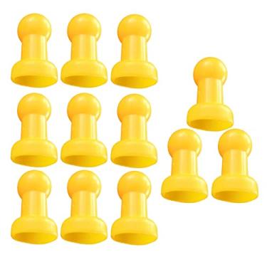 Imagem de 12 x tampões de trampolim 1 polegada de diâmetro. Acessórios tampas de plástico duráveis peças de trampolim para gancho de