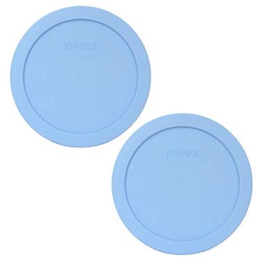 Imagem de Pyrex 7201-PC tampas redondas de plástico para armazenamento de alimentos - 2 unidades