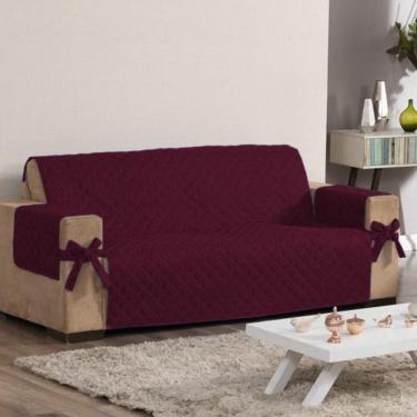 Imagem de Capa De Sofá Para 3 Lugares Avulsa Vinho Sala Melhor Preço