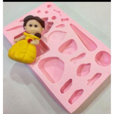 Imagem de Molde De Silicone Boneca Princesas