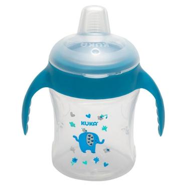 Imagem de Caneca Kuka Treinamento Azul 200Ml 6+ Bico 100% Silicone
