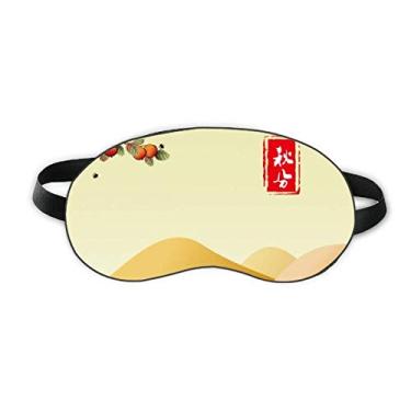 Imagem de Autumnal Equinox Twenty Four Solar Term Sleep Eye Shield Soft Night Blinfold Shade Cover