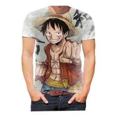 Imagem de Camisa Camiseta One Piece Desenhos Série Mangá Anime Hd 06 - Estilo Kr