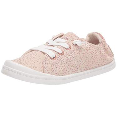 Imagem de Roxy Girls RG Rory Slip On Sneaker Shoe, Tan 211, 3 Big Kid