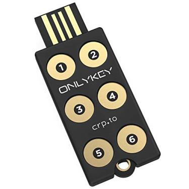 Imagem de OnlyKey FIDO2 / U2F Security Key and Hardware Password Manager | Universal Two Factor Authentication | Encriptação de nível profissional portátil | PGP/SSH/Yubikey OTP | Windows/Linux/Mac OS/Android