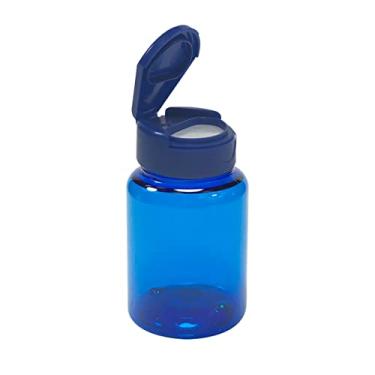 Imagem de Pote Para Cápsulas Pet 100ml C/Tampa Flip Top (20 Unidades) (Azul c/tampa Azul)