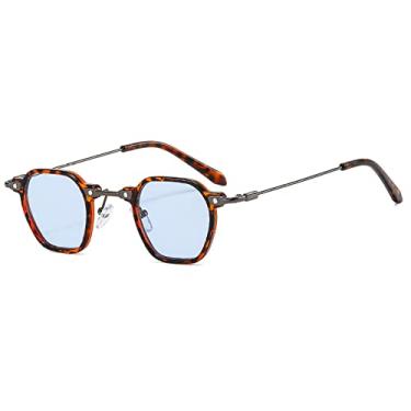 Imagem de Óculos de sol redondos femininos homens finos tipo gradientes lente liga armação de metal designer de luxo moda óculos de sol, c7, outros