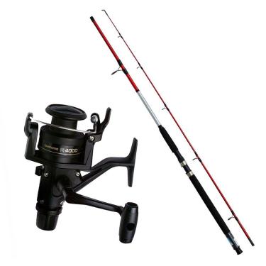 Imagem de Kit Pesca Shimano Molinete IX 4000 + Vara Cruzar 2662 1,98m 10-20 Lbs