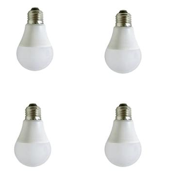 Imagem de 4X Lâmpada De Led Poptem Bulbo Branco Frio 6500K 9W Bivolt