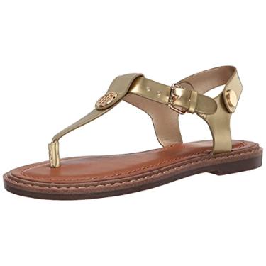 Imagem de Tommy Hilfiger Plataforma Bennia Feminina, Dourado, 5.5