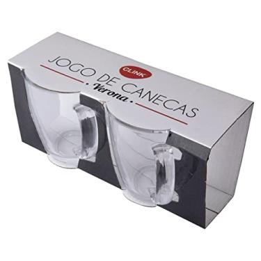 Imagem de KIT 2 CANECAS TRANSPARENTES VI