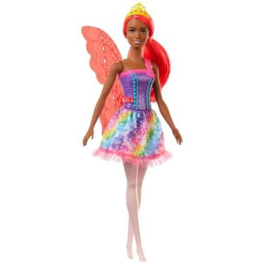 Imagem de Barbie Fada Dreamtopia Boneca 30 Cm Negra - Mattel Gjk01