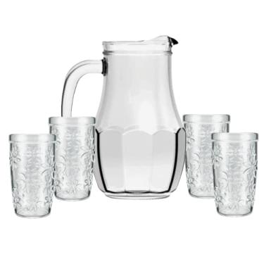 Imagem de Conjunto Jarra e Copos Nadir Nature com 5Pçs Vidro - 1307