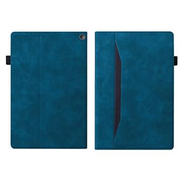 Imagem de Capa para tablet Amazon Kindle Fire HD 10 e capa para Fire HD 10 Plus (11ª geração, versão 2021) suporte tipo capa para tablet PC com alça de fixação ajustável slot para cartão Tablet capa S