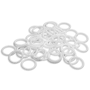 Imagem de Porta Guardanapo Argola De Pérola 40 Mm C/ 100 Unidades - Nybc 101