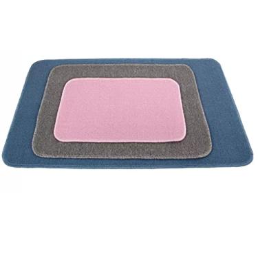 Imagem de Montessori Mat Almofada Montessori de algodão infantil - pacote com 3, tapete de brinquedo de treinamento/carpete de trabalho de educação infantil (Color : Pink, Size : 60x40cm/23.6x15.7")