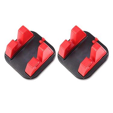 Imagem de Hemobllo 2 peças de suporte de telefone para carro autoadesivo de silicone universal para telefone celular GPS dispositivo (vermelho)