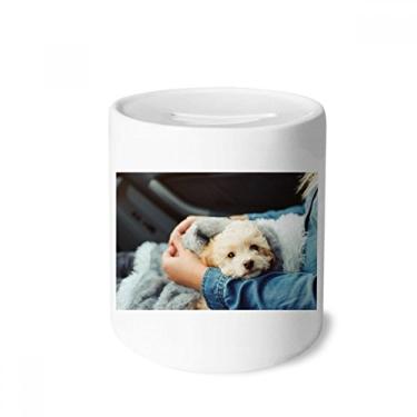 Imagem de DIYthinker Linda caixa de dinheiro com foto de animal para filhotes, porta-moedas de cerâmica, presente de cofrinho