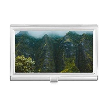 Imagem de Porta-cartões Jungle Valley Cliff Fog Forest